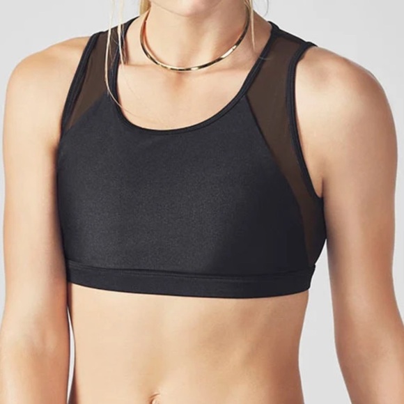 Fabletics Camryn Black Sports Bra - Picture 1 of 4